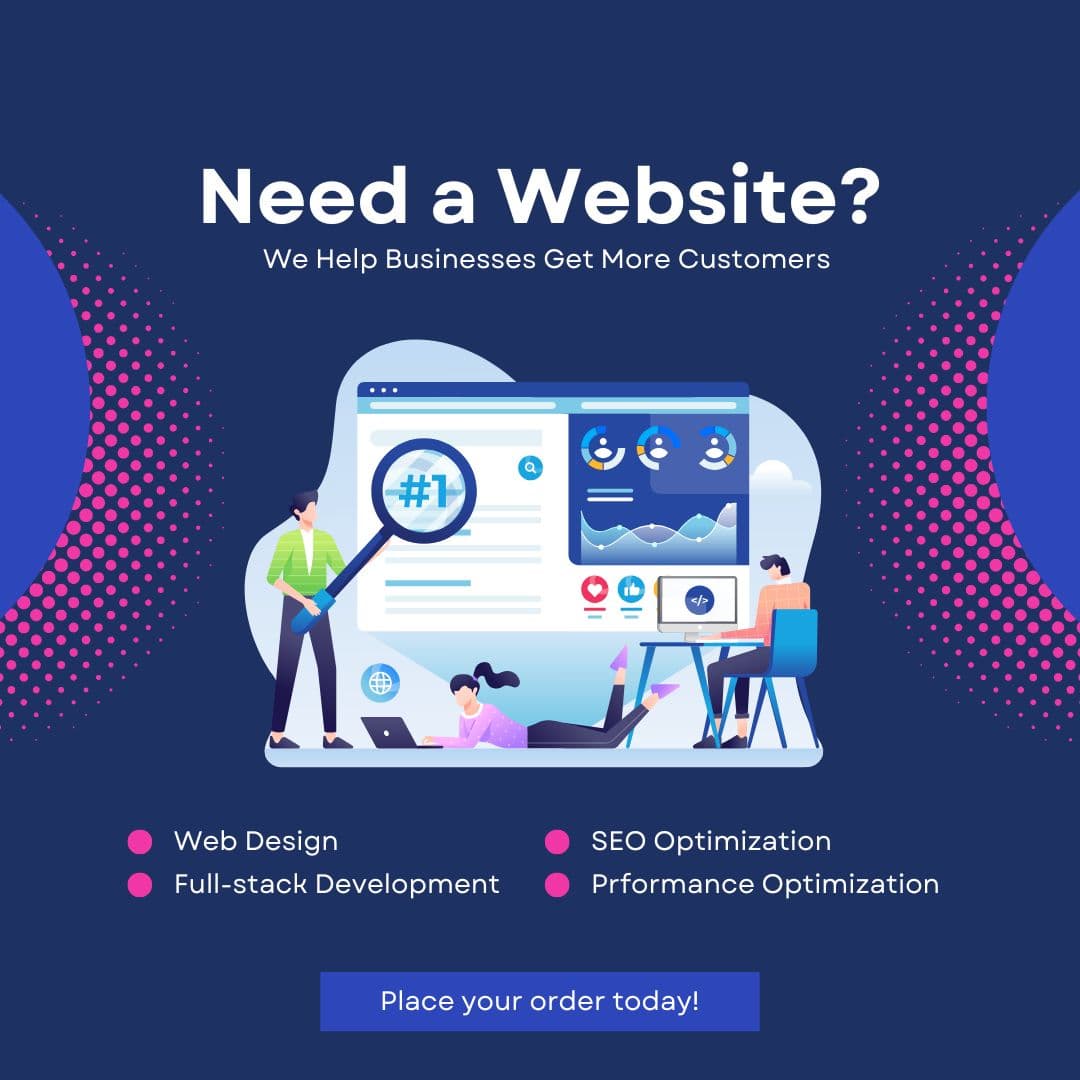 I will build a full stackwebsite with the MERN stack